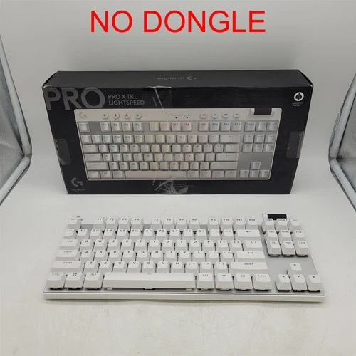 Logitech G PRO X TKL Lightspeed Wireless Keyboard White [920-012143] *NO DONGLE*