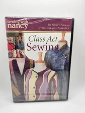 Sewing with Nancy DVD "Class Act Sewing"  Nancy Zieman BRAND NEW & SEALED! - C49