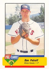 Dan Petroff 1994 Fleer ProCards 3353 Boise Hawks Baseball Card