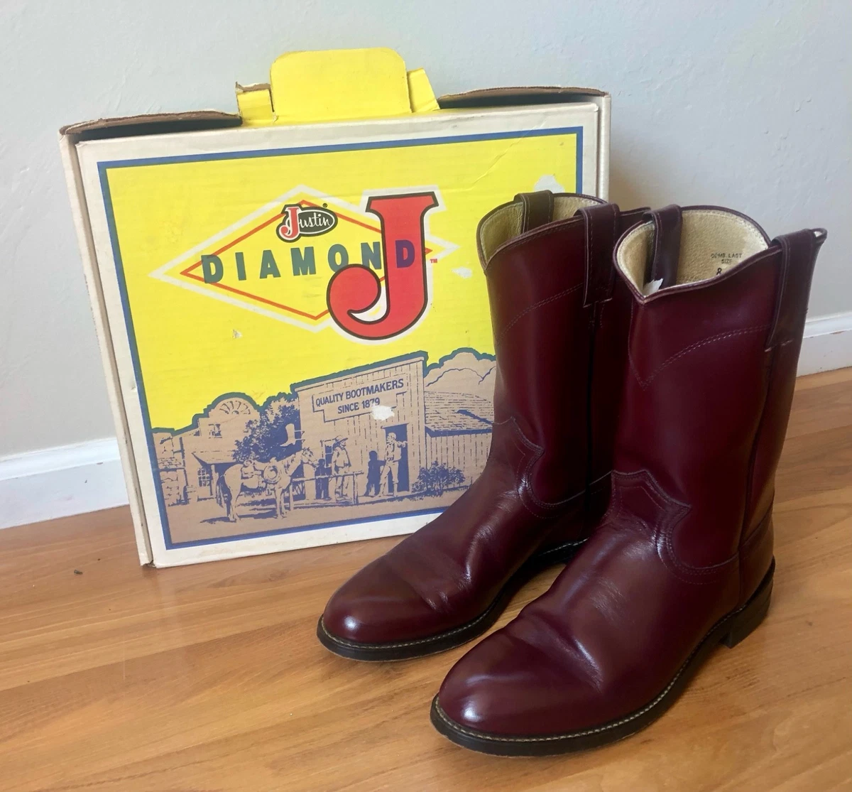 vintage justin boots products for sale | eBay