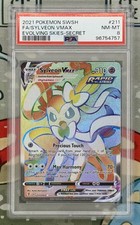 PSA 8 Sylveon VMAX 211/203 SWSH Evolving Skies carta Pokemon rara segreta