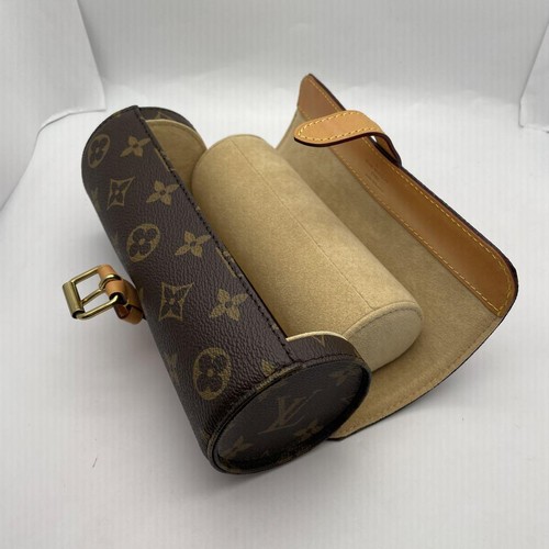 Louis Vuitton Monogram Etui 3 Montres M47530 Watch Case - Picture 9 of 11
