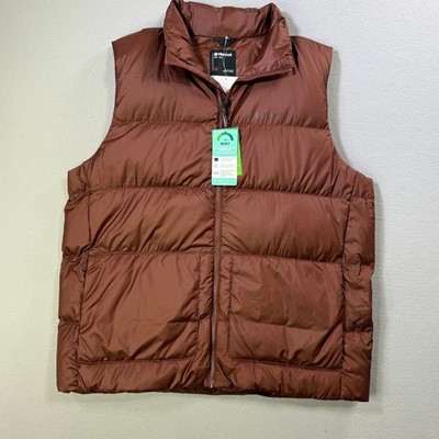 Marmot Men's Guides Quilted Full-Zip Down Vest Chocolate  2XL $200
