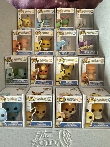 Pokémon Funko Bitty Pop COMPLETE SET of 16