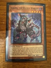 Ahrima, the Wicked Warden [SR06-EN002] Super Rare Lightly Played 1st Edition