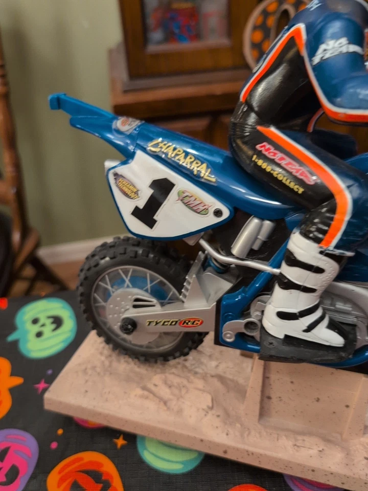 VINTAGE Jeremy Mcgrath MX Tyco RC X-TREME CYCLE Motorcycle Dirt Bike Motocross - Image 4 of 4