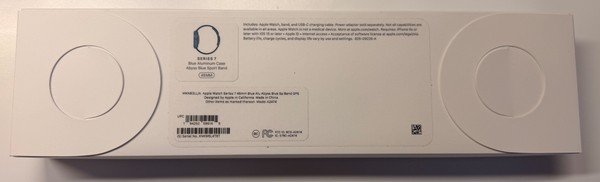 Apple Watch Series 7 45mm Caja de Aluminio Azul con Banda Deportiva Abyss Blue (GPS + 3