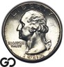1943 Washington Quarter, Lustrous Choice Gem+ Philadelphia Washington Quarter