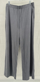 Victoria&rsquo;s Secret Pants Large Blue Wide Leg Lounge Drawstring Comfort Waist NWT