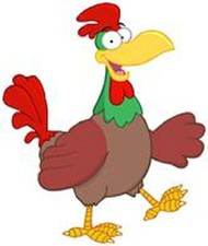 30 Custom Funny Chicken Personalized Address Labels