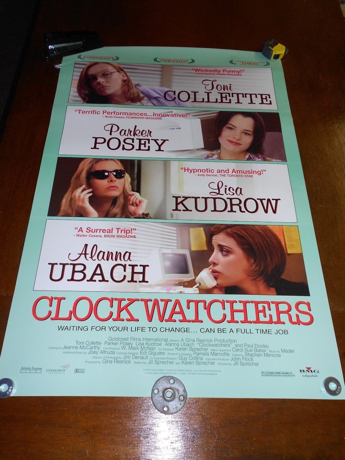CLOCKWATCHERS(1997)LISA KUDROW ORIGINAL ONE SHEET POSTER ROLLED LOT OF 10 + eBay