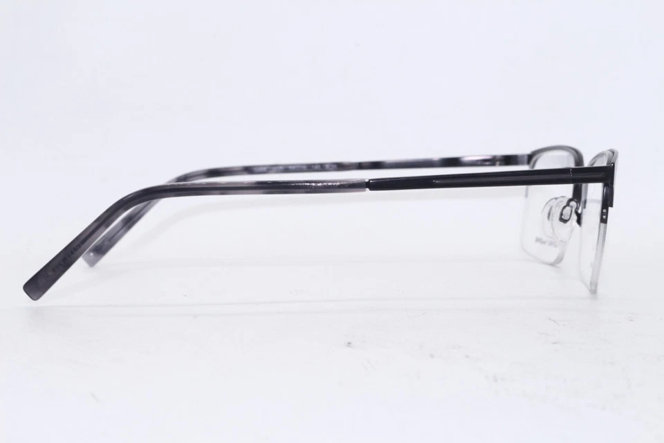 全新 GEOFFREY BEENE G466 GUNMETAL HAVANA 正品框架 眼镜 54-19 — 第 3/4 张图片