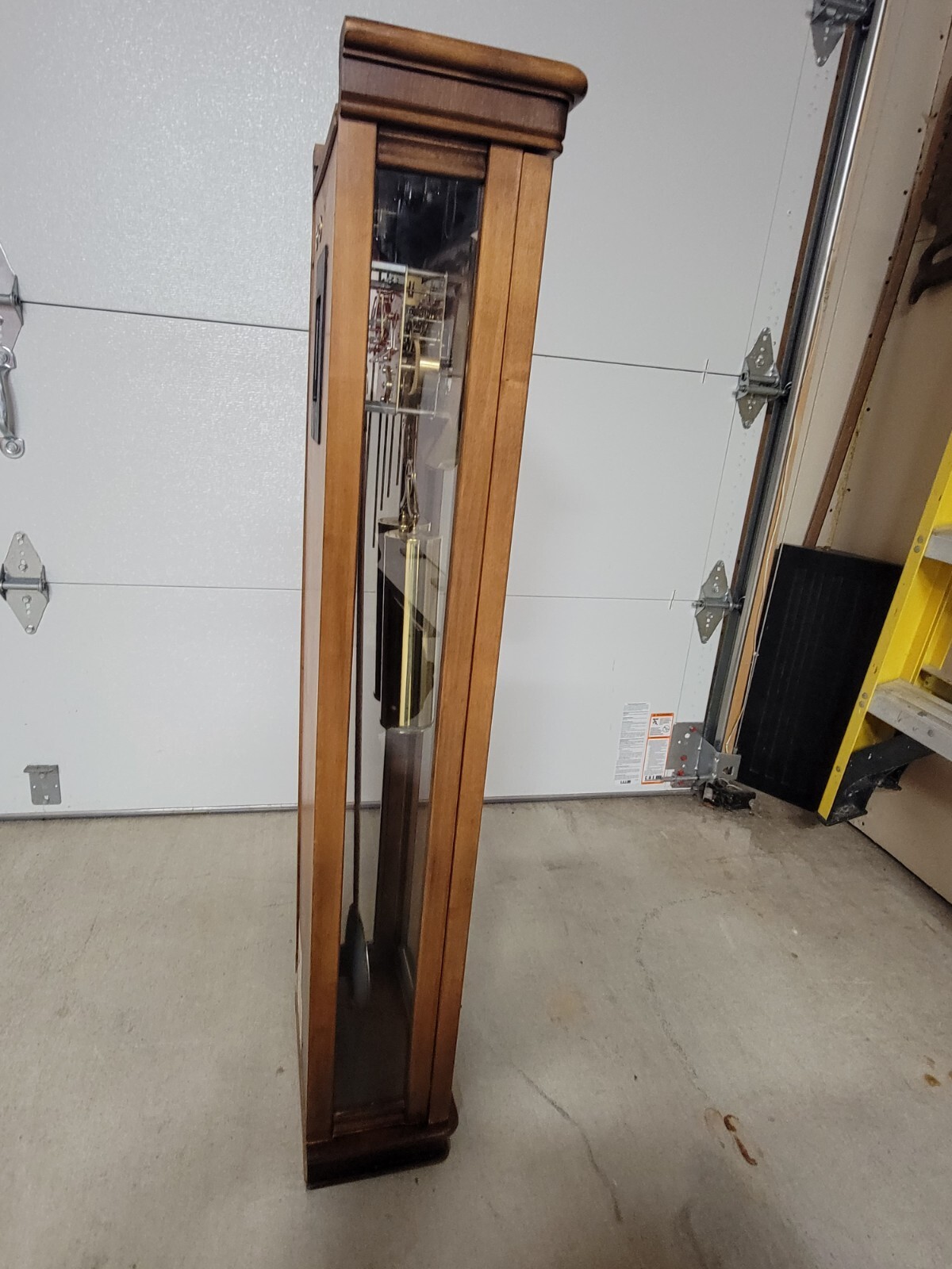 Howard Miller Milan Wall Clock Model 613212 Cherry Wood Cable Drive