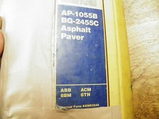 CAT Caterpillar AP1055B  SERVICE MANUAL 8BM ABB ACM 6TN   BG2455C