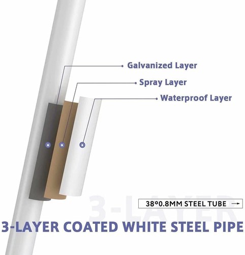 Quictent Outdoor Carport Awning Canopy Shelter Garage Storage Shed Tent 10X20FT - Picture 5 of 7