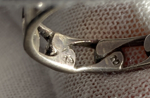 Hand Made Sterling Silver 925 Size 6.5 Garnet Gemstone Ring - Picture 5 of 6