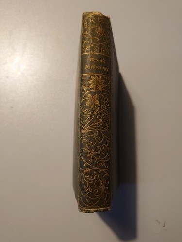 Greek Anthology Antiquarian 1896 Ex School Book some annotations gilt edge - Picture 2 of 5
