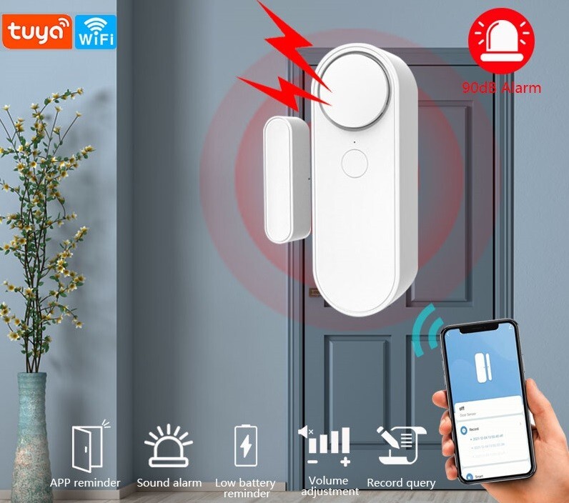 Détecteur de fermeture de porte wifi pour sécuriser la maison pendant vos vacances