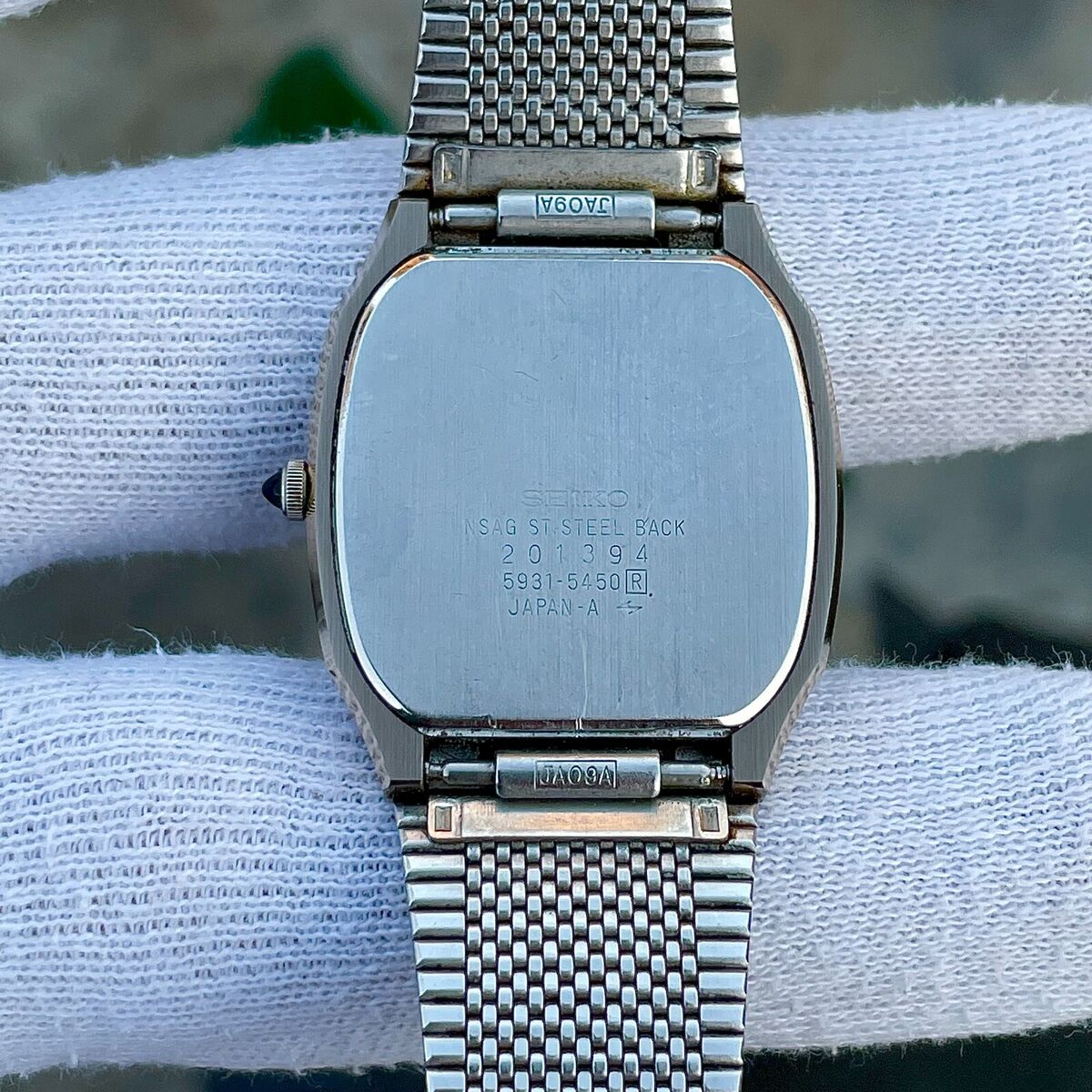 Vintage Seiko Dolce Tungsten NSAG Quartz Dress Watch 5931 Vintage Seiko Dolce Tungsten NSAG Quartz Dress Watch 5931