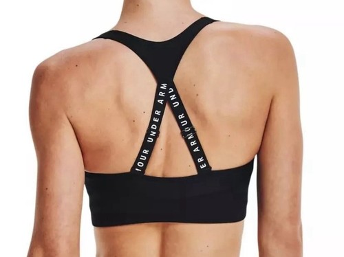 Under Armour Women's UA Infinity Mid Rib Bra BLACK, Size Small New - 第 2/6 張圖片