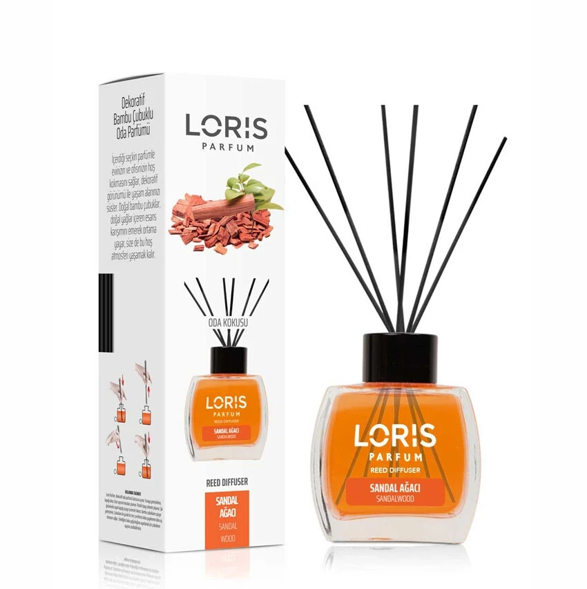 Diffusore Profumo Ambiente con Bastoncini Sandal Wood Loris 120 ml