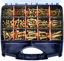 705 pcs Metric Bolt and Nut Set - M6/M8/M10/M12 Grade 8 Heavy Duty Hexagon Nuts