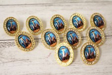 12 Broches Sagrada Familia Jesús María Juan Prendedor Comunión Favores Recuerdos Bautizo