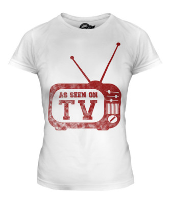 AS SEEN ON TV DAMEN T-SHIRT TEE SHIRT TOP 36 38 40 42 44 46 48
