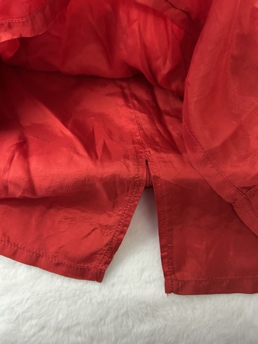 Shoshanna One Shoulder ruffle Red Dress Women’s sleeveless cocktail Mini Size 4 - Picture 12 of 15