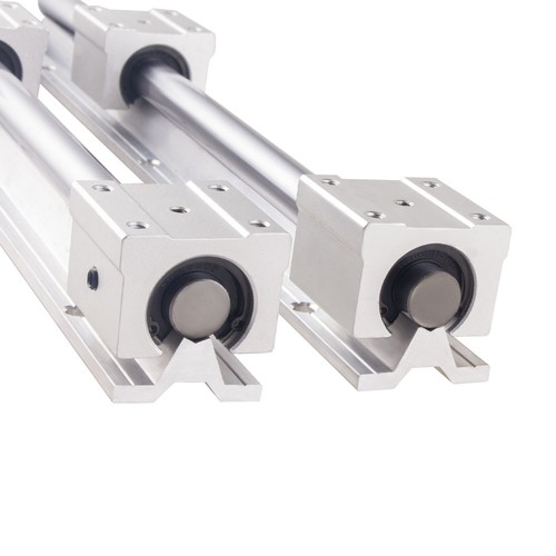 2x SBR12/16/20/25 Linear Guide rails + 4x SBR12/16/20/25UU Linearblocks Set - Picture 3 of 13