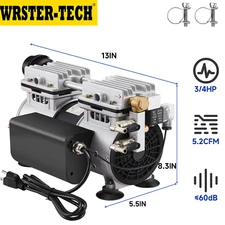 3/4HP Lake Pond Aerator Pump Individual Switch Pond Aeration System 550W 3 Acre