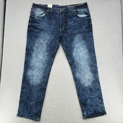 Southpole Jeans Adult Size 46 Denim Stretch Acid Blue Distressed