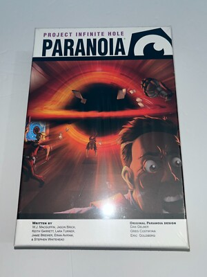 Paranoia RPG: R&D Project Infinite Hole Box Set by Mongoose Publishing MGP 50012