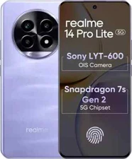 realme 14 Pro Lite 5G RMX3990 Factory Unlocked Dual SIM-256 GB-NO USA TARIFFS