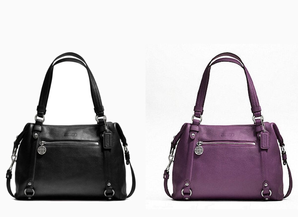 Coach F17566 Leather Alexandra Convertible Pebble Leather Coach F17566 Leather Alexandra Convertible Pebble Leather