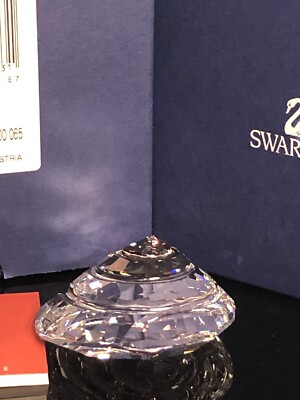 New In Boxes Swarovski Crystal 9100 000 065 Spiral Top Shell 880693 Box + Cert
