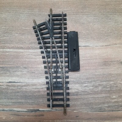Jouef HO Rail Aiguillage A Gauche Manuel Vintage Modelisme Ferroviaire - Photo 1/3