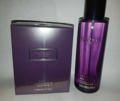 VICTORIA'S SECRET BASIC INSTINCT FRAGRANCE MIST 8.4 oz &  Eau De Parfum  1.7 oz