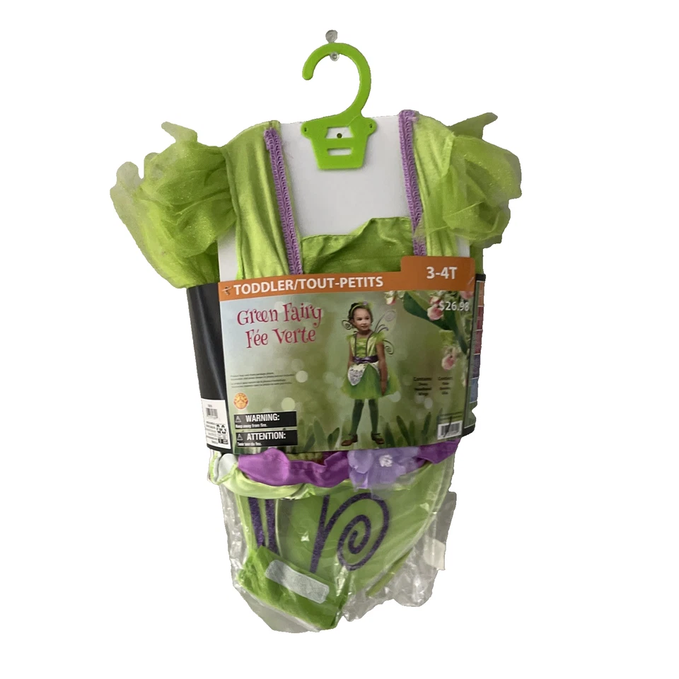Disfraz de hada verde rubíes para niña - niño pequeño/3-4T Foto 2 de 4