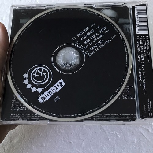 Blink 182 CD Single Rare Feeling This 00s Punk Music Australian Edition Live - Picture 3 of 4