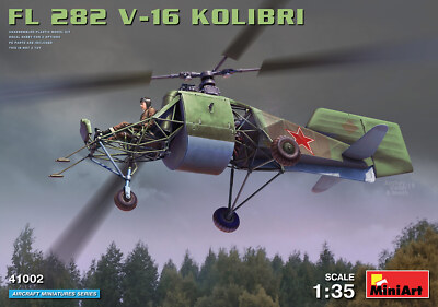 1:35 MINIART Flettner Fl 282 V-16 Kolibri Military Airplane 1941 Kit MA41002 Mod
