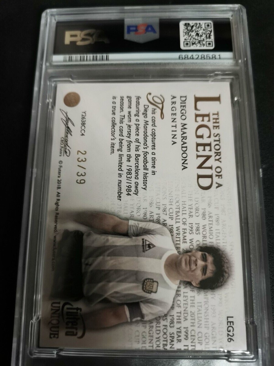 FUTERA  マラドーナ 2018 Futera Unique - The Greats Diego Maradona #110 for sale