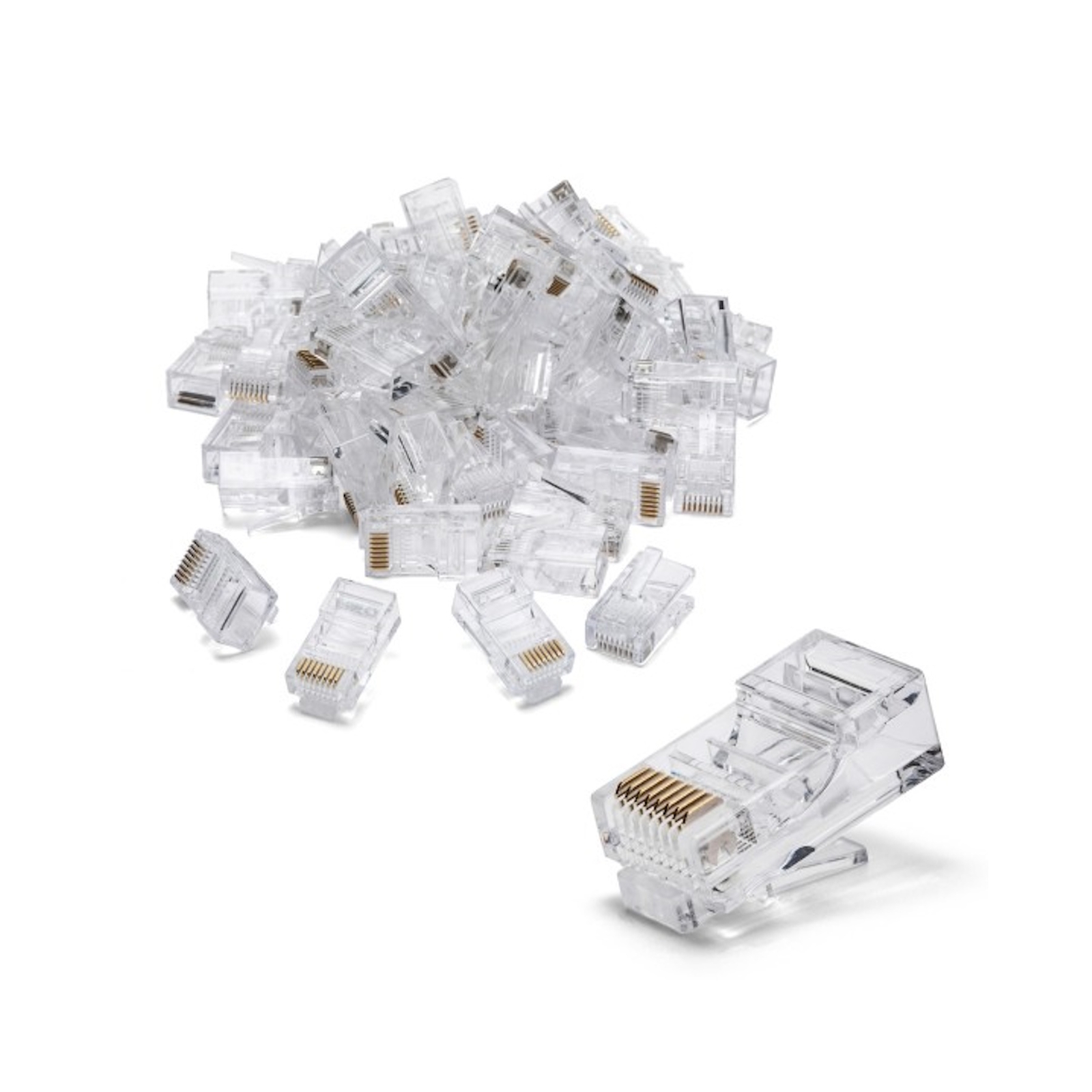 10 Connettore RJ45 Cat5 UTP Per Cavo di Rete Internet Ethernet