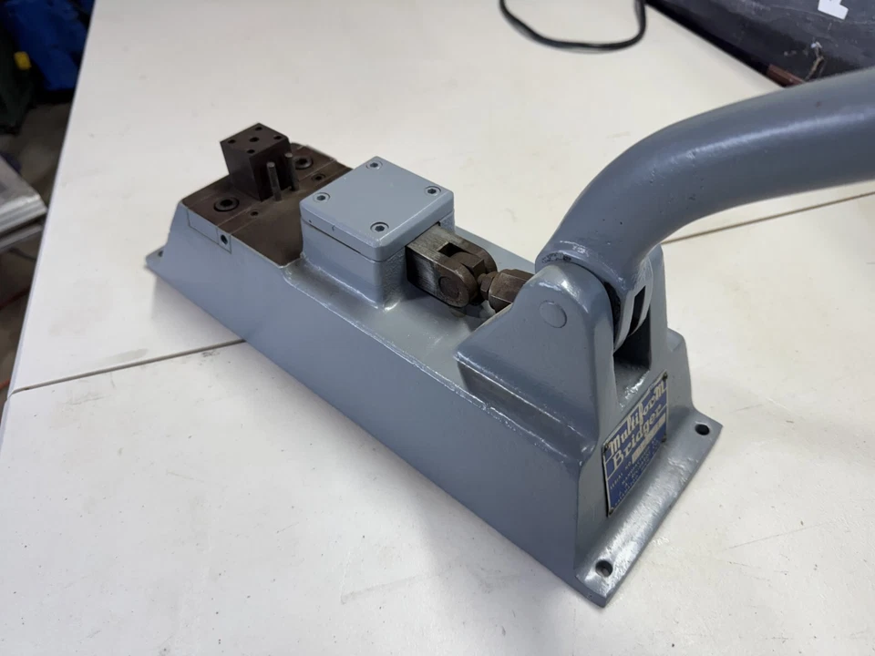 RESTAURADO Multiforme Bridger J.A RICHARDS RBM Metal Trabajo Bridger Dobladora Foto 3 de 4