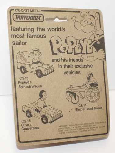 '80 Matchbox Popeye...Bluto's Road Roller...CS-14 - Picture 6 of 6