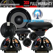 MOREL VIRTUS 63.4 6.5" 3-WAY CAR COMPONENT SPEAKERS MIDS TWEETERS CROSSOVERS NEW
