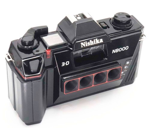 Nishika N8000 Stereo Camera & Flash - Brochure and Video - UNUSED STORE STOCK - Picture 3 of 6