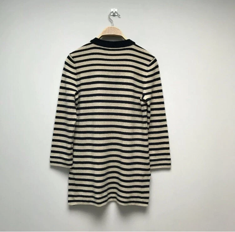 Tory Burch Maglione a righe 100% cashmere Taglia S