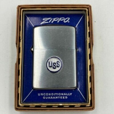 Used Zippo Lighter 1962 USS Steel Deep Candy Box New Old Stock | eBay