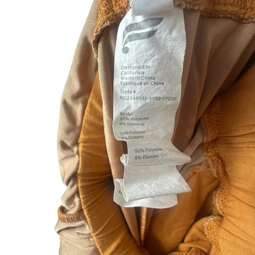 Velour Harvest Gold Jumpsuit von Fabletics Overall Loungewear Reißverschluss Gr. XXS - Bild 6 von 6